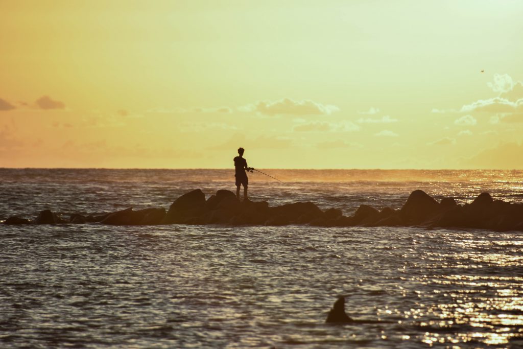 guy fishing