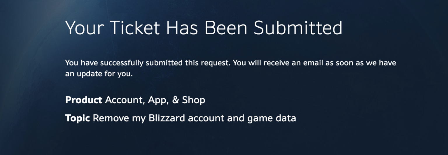 How to Delete Your Blizzard Account