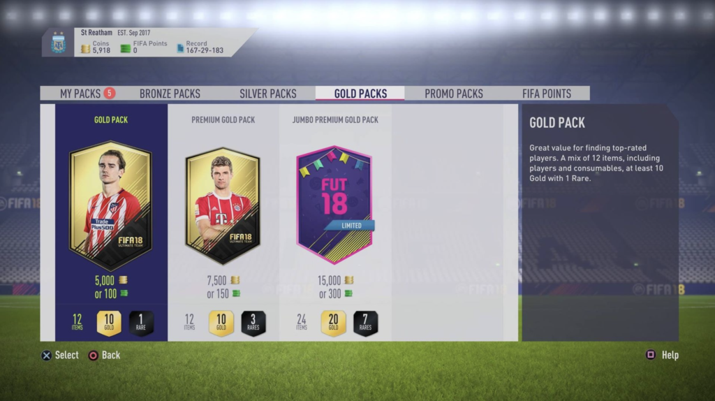 FIFA lootboxes are no longer random, but only for a limited time