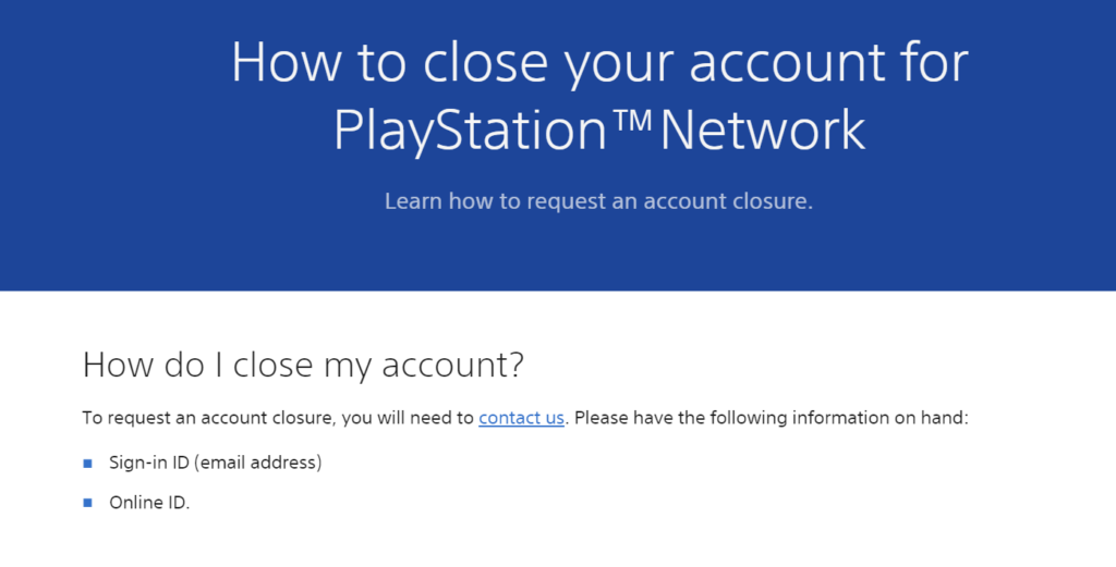 How to Delete Your Playstation Account