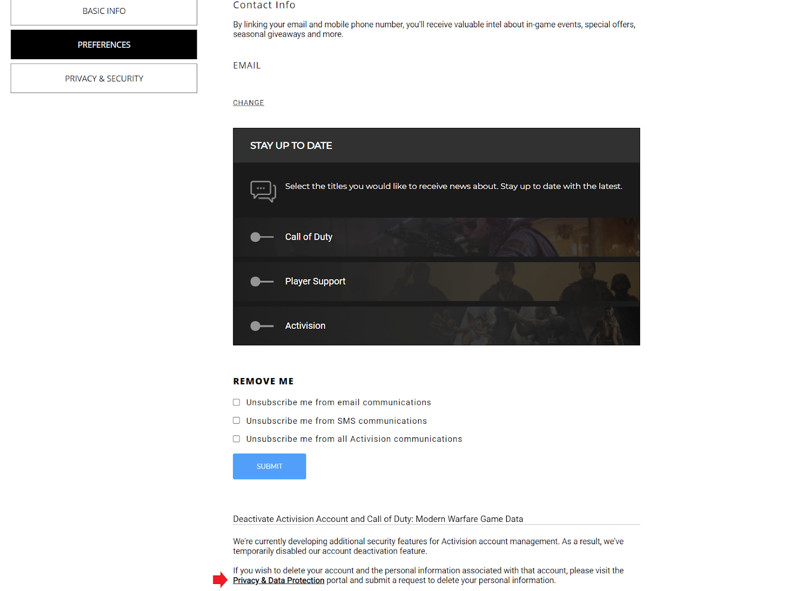 Account Security  Activision Support