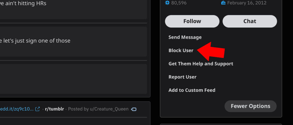 How to Block Someone on Reddit