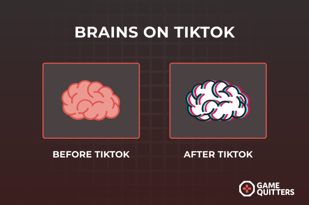 brains on tiktok before and after