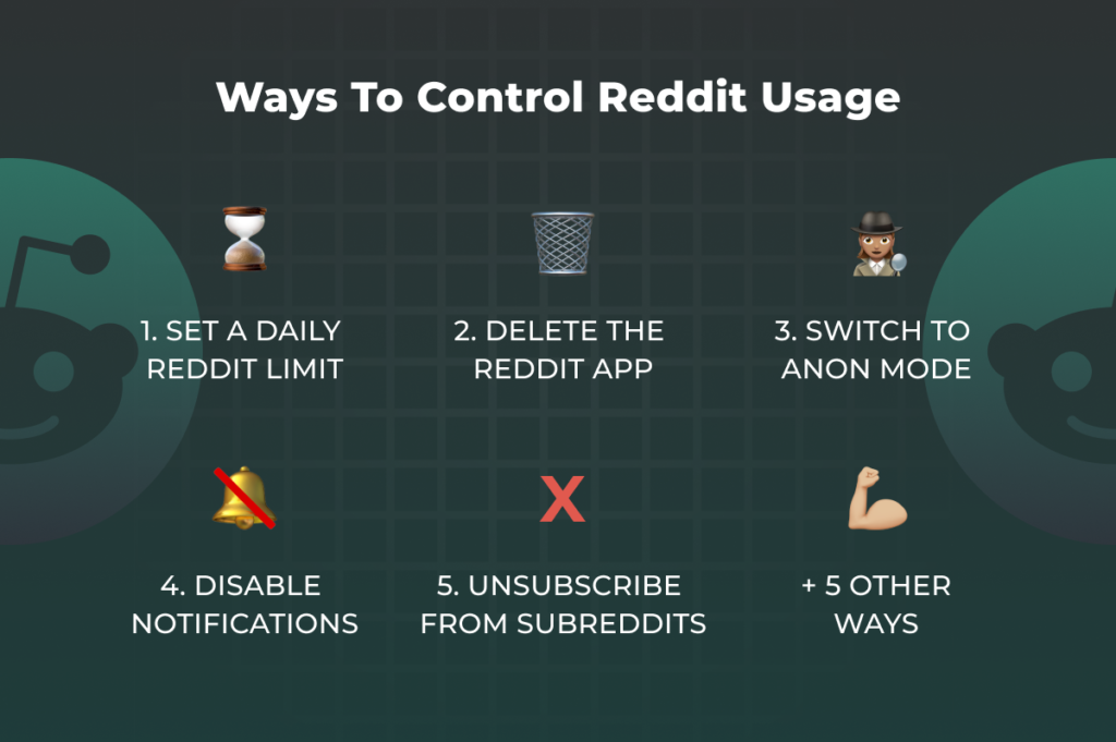steps to control reddit usage