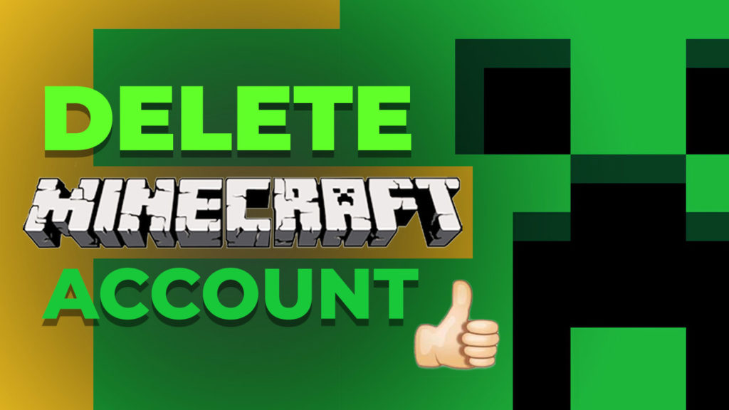 how to delete my minecraft microsoft account