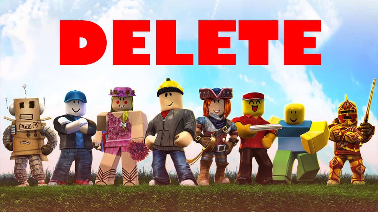 delete your roblox account