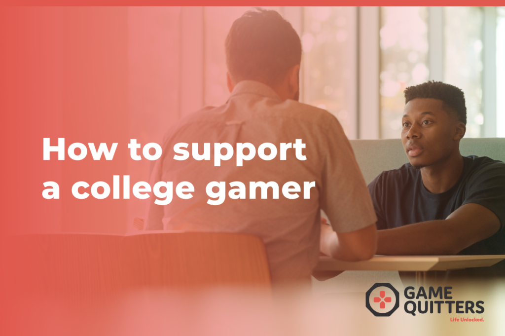 parent supporting a college gamer