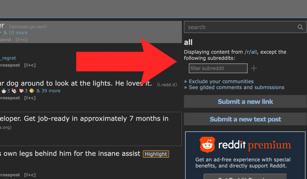 remove subreddits old reddit