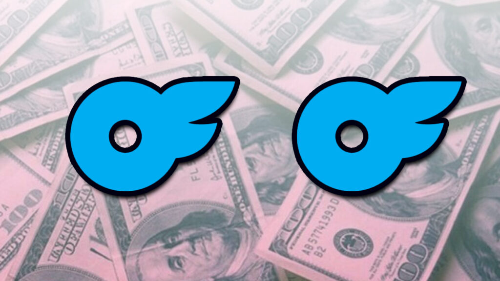 onlyfans logo and money