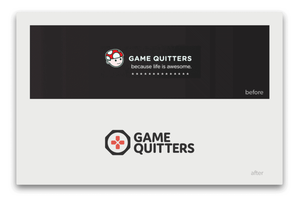 Game Quitters Branding