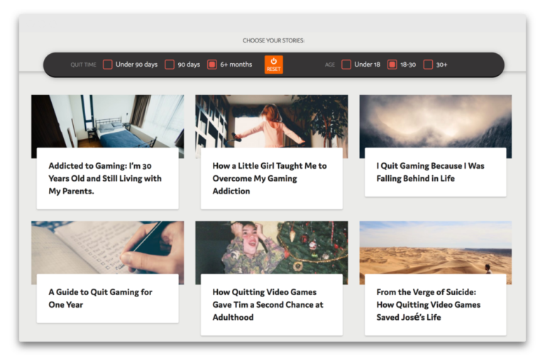 Game Quitters 2.0 Adds New Branding, Interactive Tools, Quizzes, and More!