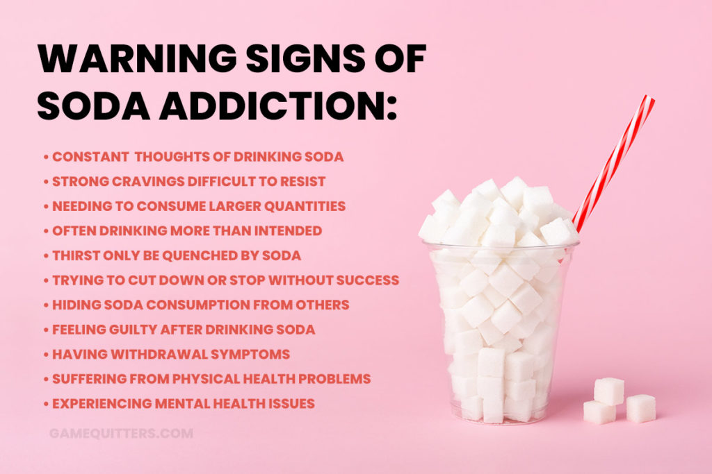 warning signs of soda addiction