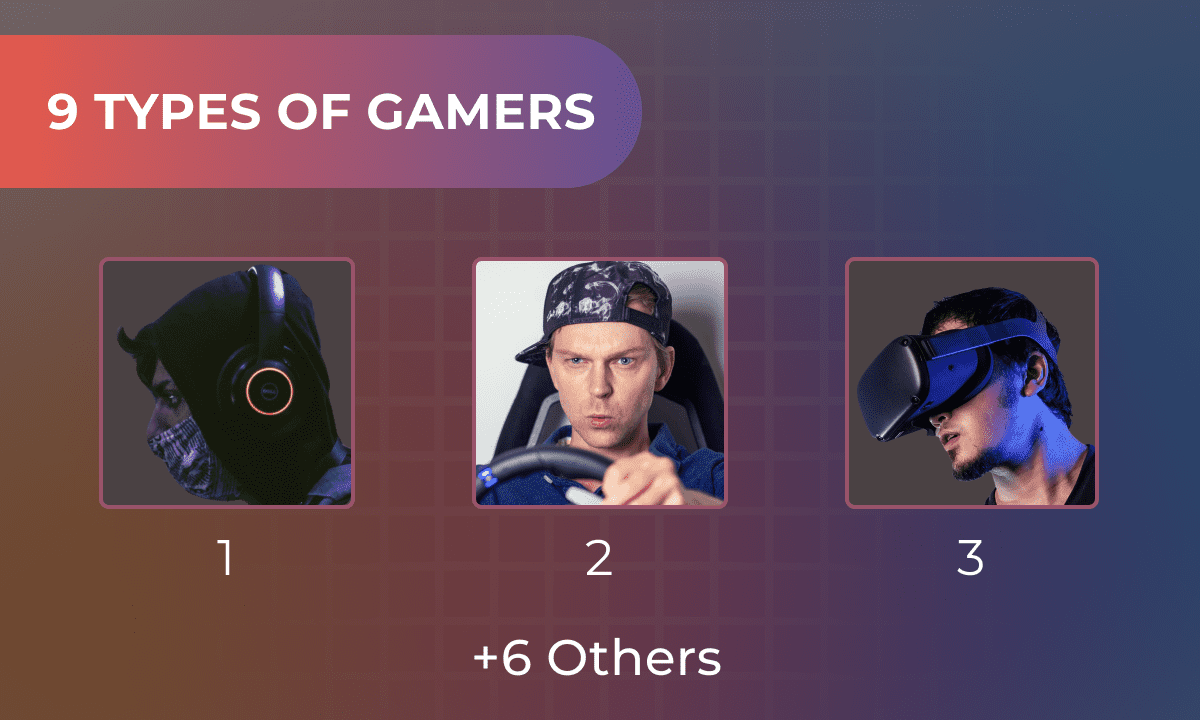 Variety Of Gamers