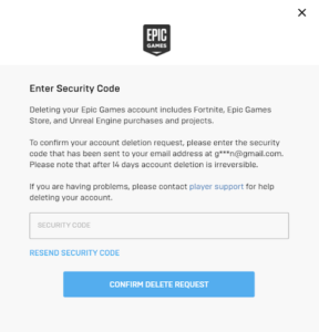 How do I delete my Epic Games Account? - Epic Accounts Support
