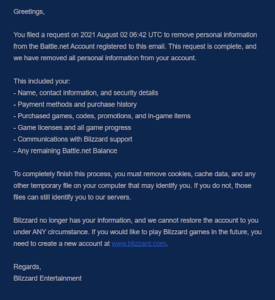 How to Delete Your Blizzard Account